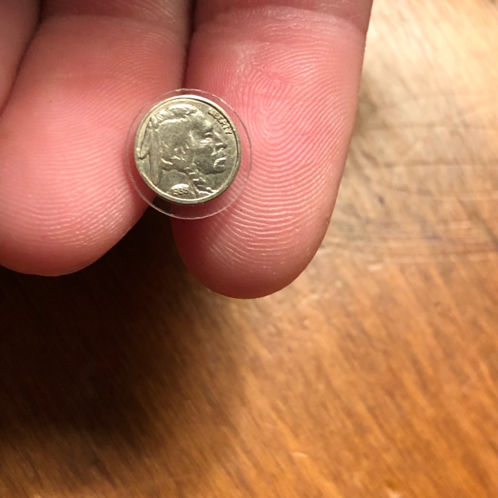 1938 vintage rare mini coin silver earrings!